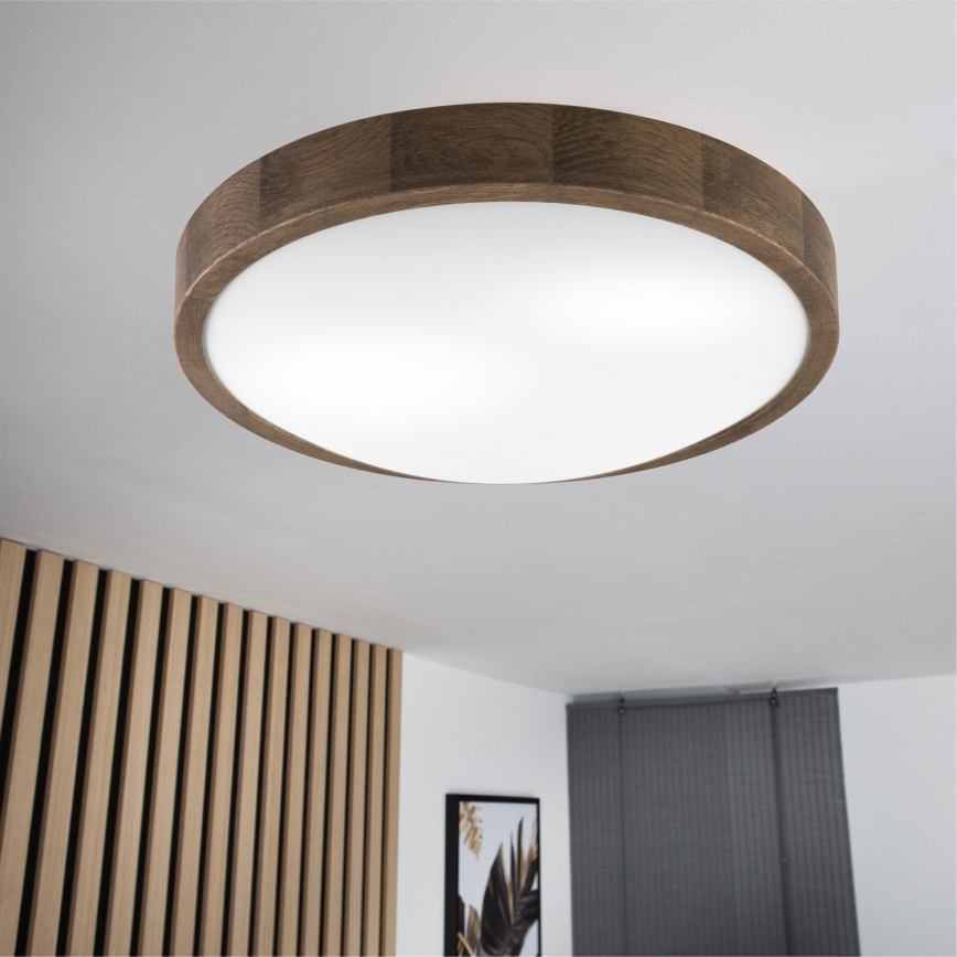 Brilagi - LED Taklampa CARVALHO SLIM 2xE27/60W/230V ek diameter 37 cm