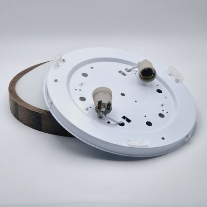 Brilagi - LED Taklampa CARVALHO SLIM 2xE27/60W/230V ek diameter 37 cm