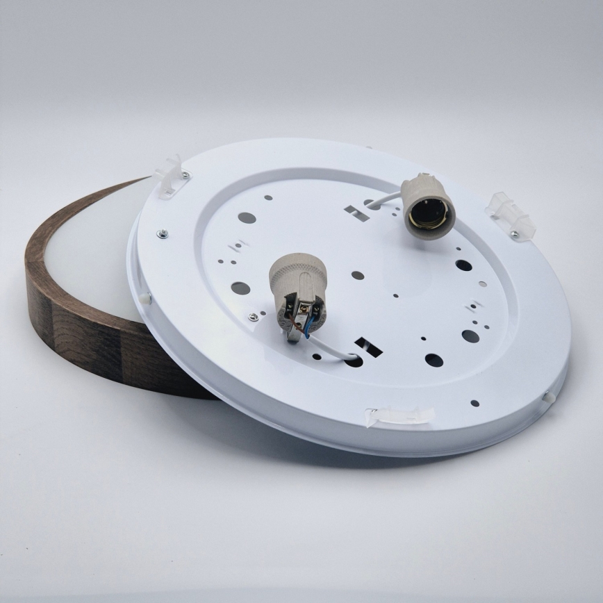 Brilagi - LED Taklampa CARVALHO SLIM 2xE27/60W/230V ek diameter 37 cm
