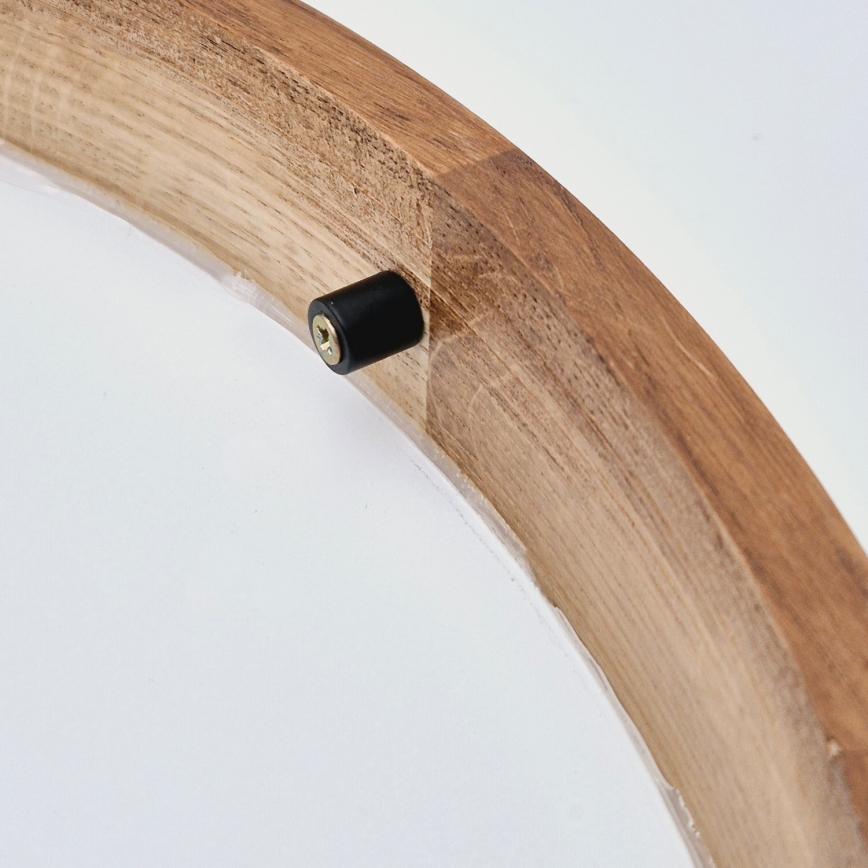 Brilagi - LED taklampa CARVALHO SLIM 2xE27/60W/230V ek körsbär diameter 37 cm