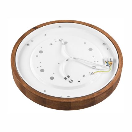 Brilagi - LED taklampa CARVALHO SLIM 2xE27/60W/230V ek körsbär diameter 37 cm