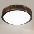 Brilagi - LED taklampa CARVALHO SLIM SMOKEY LED/20W/230V ek Ø 27,5 cm
