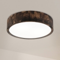 Brilagi - LED taklampa CARVALHO SMOKEY LED/36W/230V ek, Ø 37,5 cm