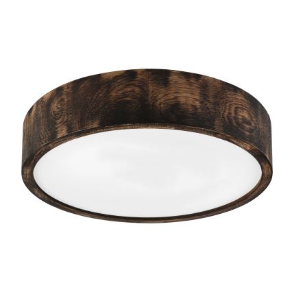 Brilagi - LED taklampa CARVALHO SMOKEY LED/36W/230V ek, Ø 37,5 cm