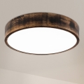 Brilagi - LED-taklampa CARVALHO SMOKEY LED/36W/230V ek Ø47,5 cm