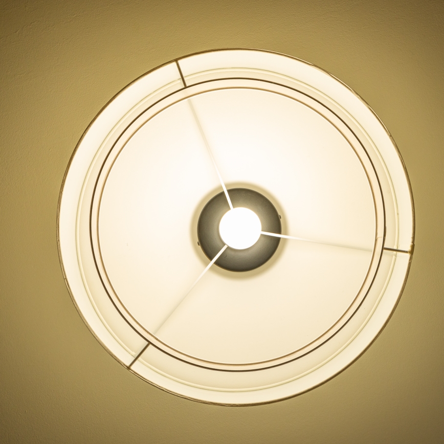 Brilagi - LED-taklampa CERIA 1xE27/40W/230V Ø 50 cm vit/beige