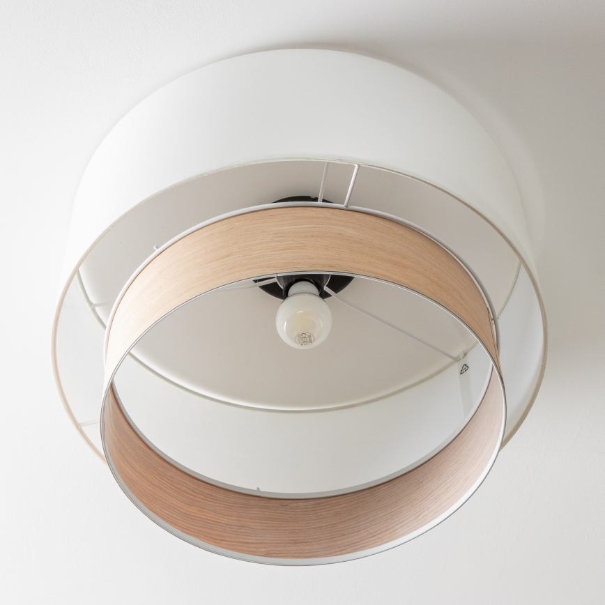 Brilagi - LED-taklampa CERIA 1xE27/40W/230V Ø 50 cm vit/beige