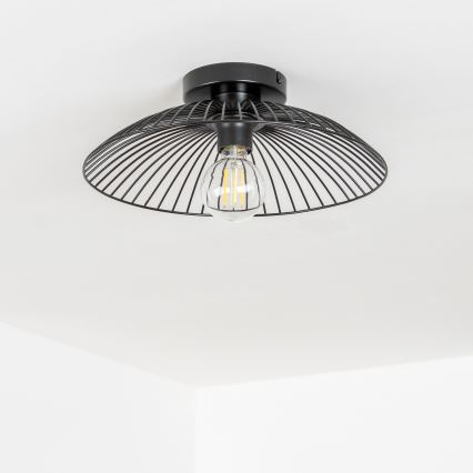 Brilagi - LED taklampa CERIA WIRE, ytmonterad, 1xE27/40W/230V, Ø 38 cm, svart