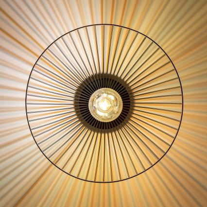 Brilagi - LED taklampa CERIA WIRE, ytmonterad, 1xE27/40W/230V, Ø 38 cm, svart