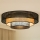Brilagi - LED taklampa DAKOTA LUNETA LED/12W/230V diameter 60 cm 3000K/4000K/6400K svart/beige