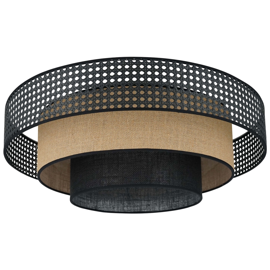 Brilagi - LED taklampa DAKOTA LUNETA LED/12W/230V diameter 60 cm 3000K/4000K/6400K svart/beige