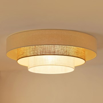 Brilagi - LED taklampa DENVER LUNETA LED/12W/230V diameter 60 cm 3000K/4000K/6400K beige/grädde