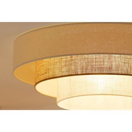 Brilagi - LED taklampa DENVER LUNETA LED/12W/230V diameter 60 cm 3000K/4000K/6400K beige/grädde