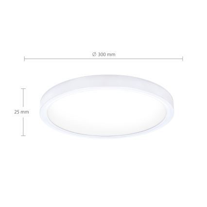Brilagi - LED taklampa ESTELA LED/18W/230V vit