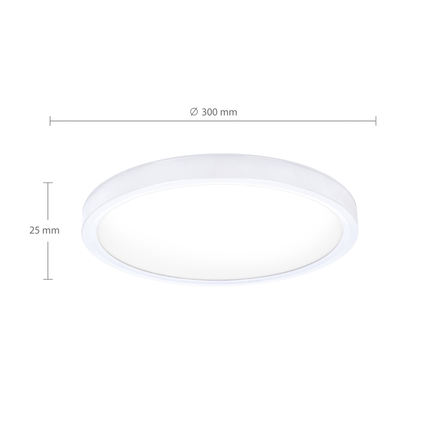 Brilagi - LED taklampa ESTELA LED/18W/230V vit