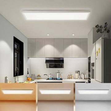 Brilagi - LED taklampa för badrum FRAME LED/50W/230V 120x30 cm 3000/4000/6000K IP44 vit