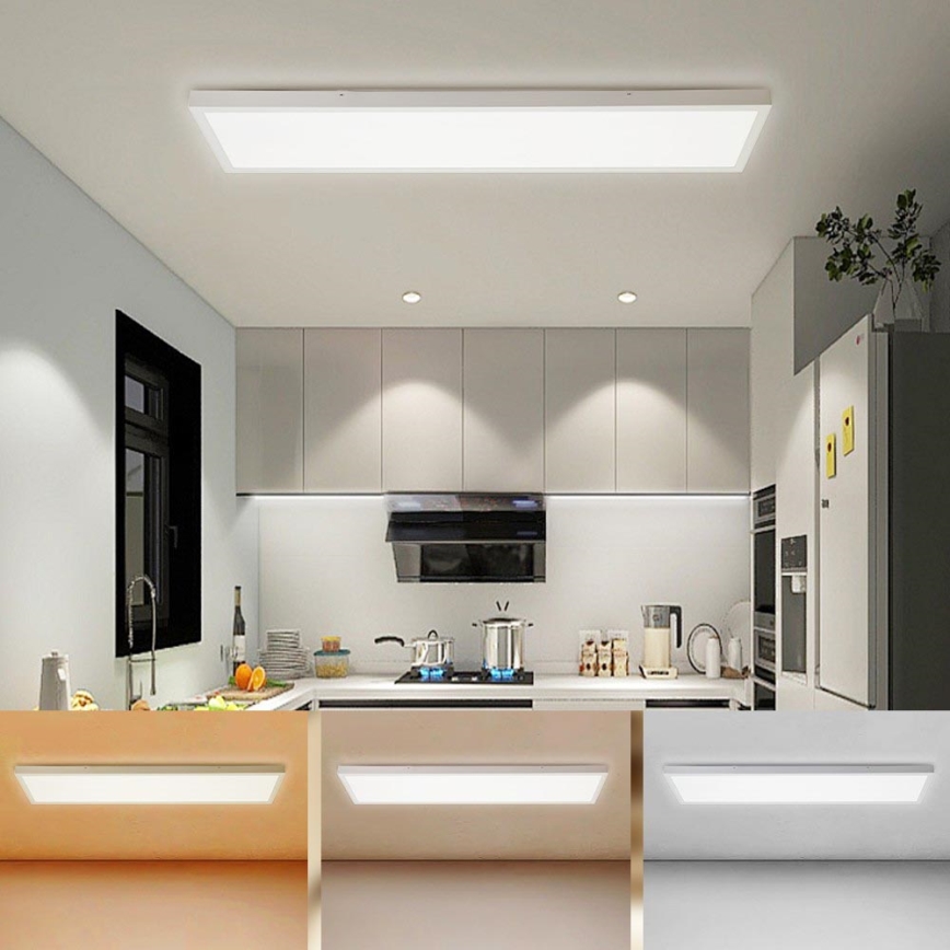 Brilagi - LED taklampa för badrum FRAME LED/50W/230V 30x120 cm 3000/4000/6000K IP44 vit