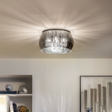 Brilagi - LED-taklampa för badrum med sensor VESTAS LED/45W/230V Ø 48 cm 3000K IP54