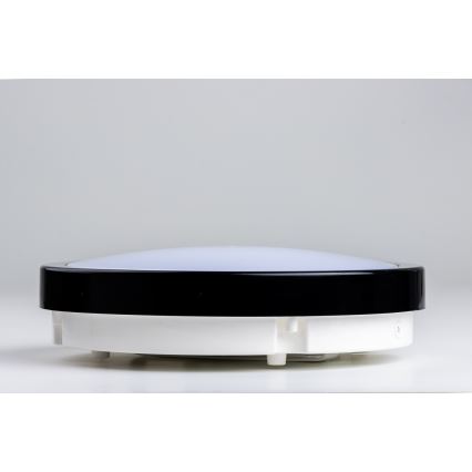Brilagi - LED taklampa för badrum PERA LED/18W/230V diameter 22 cm IP65 svart
