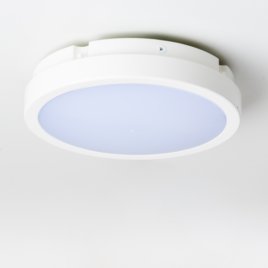 Brilagi - LED taklampa för badrum PERA LED/18W/230V diameter 22 cm IP65 vit
