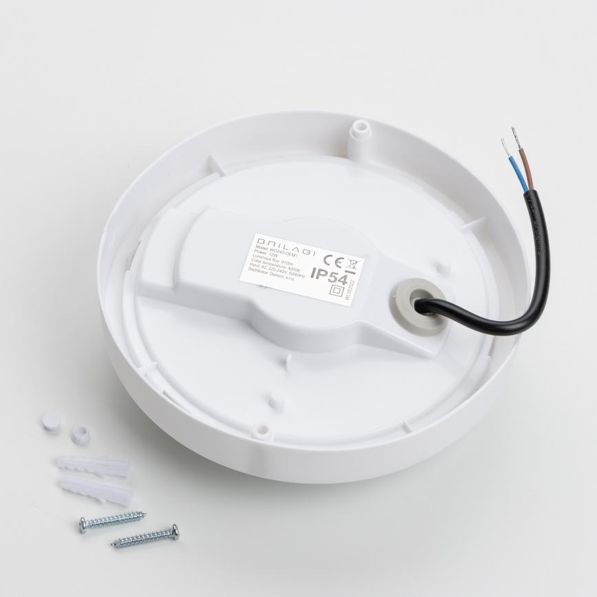 Brilagi - LED taklampa för utomhusbruk LED/13W/230V diameter 17 cm IP54
