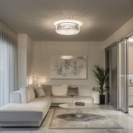 Brilagi - LED-kristalltaklampa GLAMOUR 5xG9/42W/230V Ø 46 cm