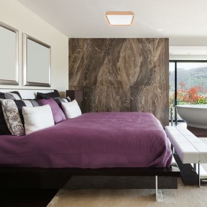 Brilagi - LED Dimbar taklampa MANAROLA CUBIC LED/24W/230V 3000-6500K tall + fjärrkontroll