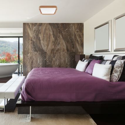 Brilagi - dimbar LED-taklampa MANAROLA CUBIC LED/24W/230V 45x45 cm 3000-6500K ek + fjärrkontroll