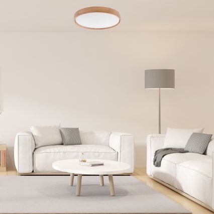 Brilagi - LED Dimbar taklampa MANAROLA SMART LED/36W/230V 2700-6500K ek diameter 51 cm Wi-Fi + fjärrkontroll Tuya