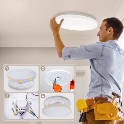 Brilagi - LED taklampa MILKY WAY LED/24W/230V 3000/4000/6500K Ø 38 cm