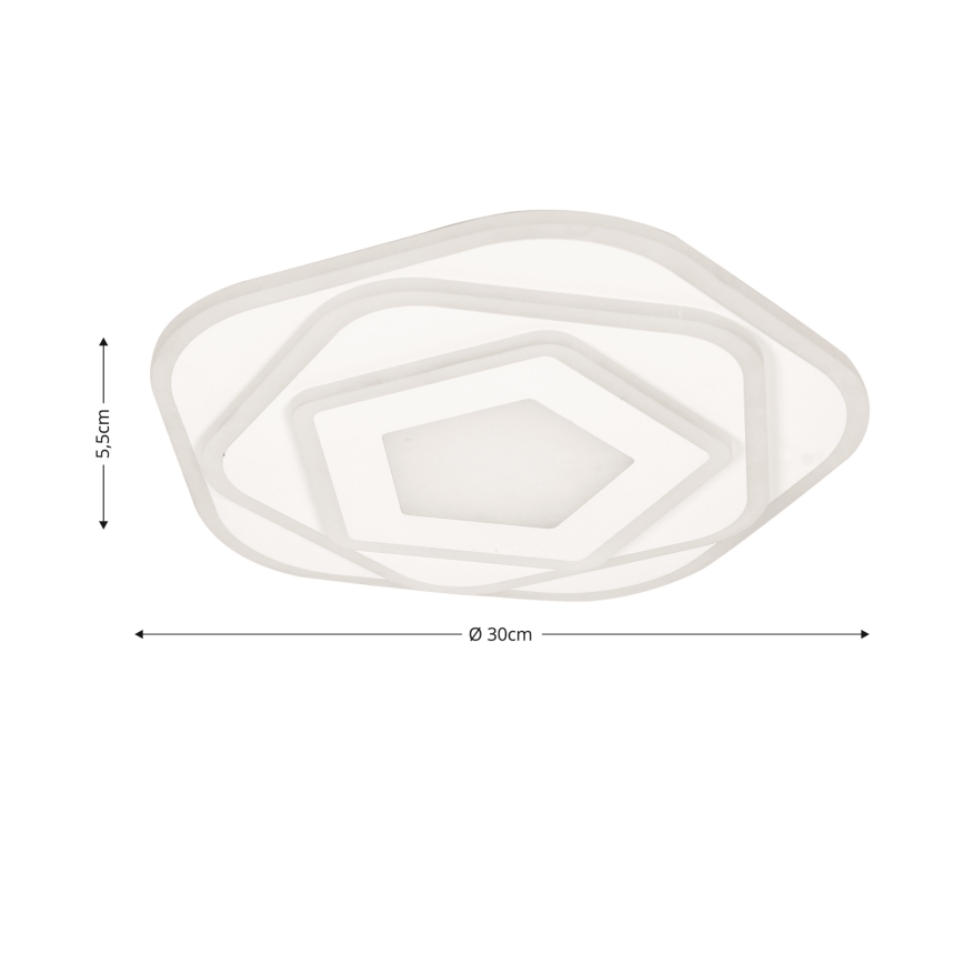 Brilagi - LED Dimbar taklampa MODERN MINI LED/53W/230V 3000/4000/6000K diameter 30 cm + fjärrkontroll