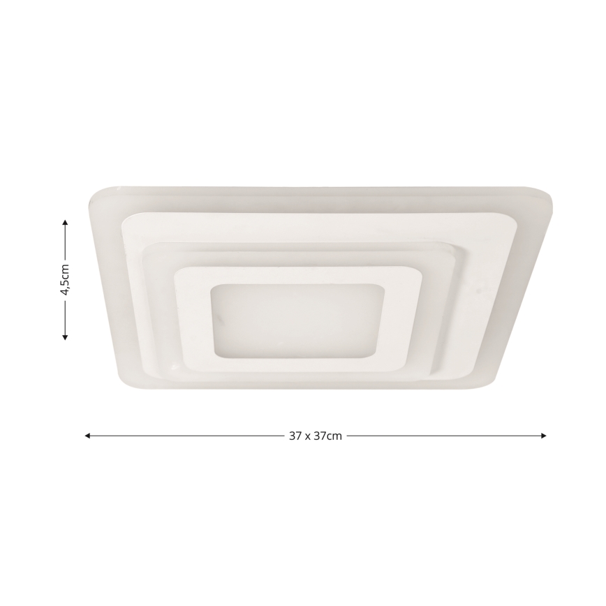 Brilagi - LED Dimbar taklampa MODERN MINI LED/65W/230V 3000/4000/6000K 37x37 cm + fjärrkontroll