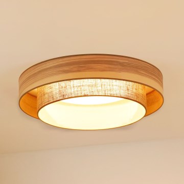 Brilagi - LED taklampa MONTANA BOHO LED/26W/230V diameter 60 cm brun
