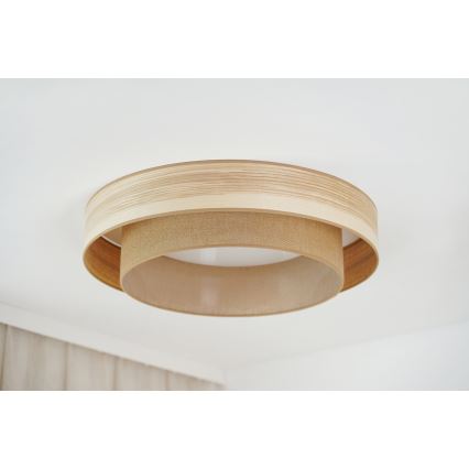 Brilagi - LED taklampa MONTANA BOHO LED/26W/230V diameter 60 cm brun