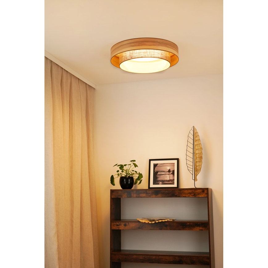 Brilagi - LED taklampa MONTANA BOHO LED/26W/230V diameter 60 cm brun
