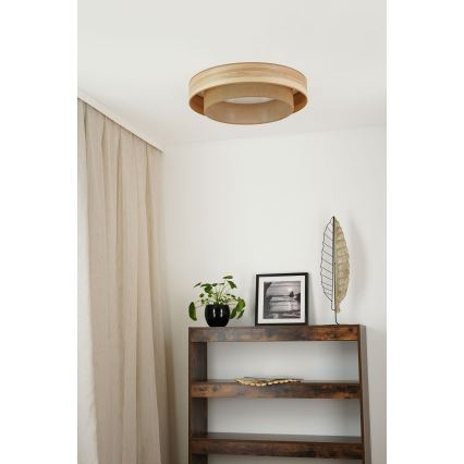 Brilagi - LED taklampa MONTANA BOHO LED/26W/230V diameter 60 cm brun