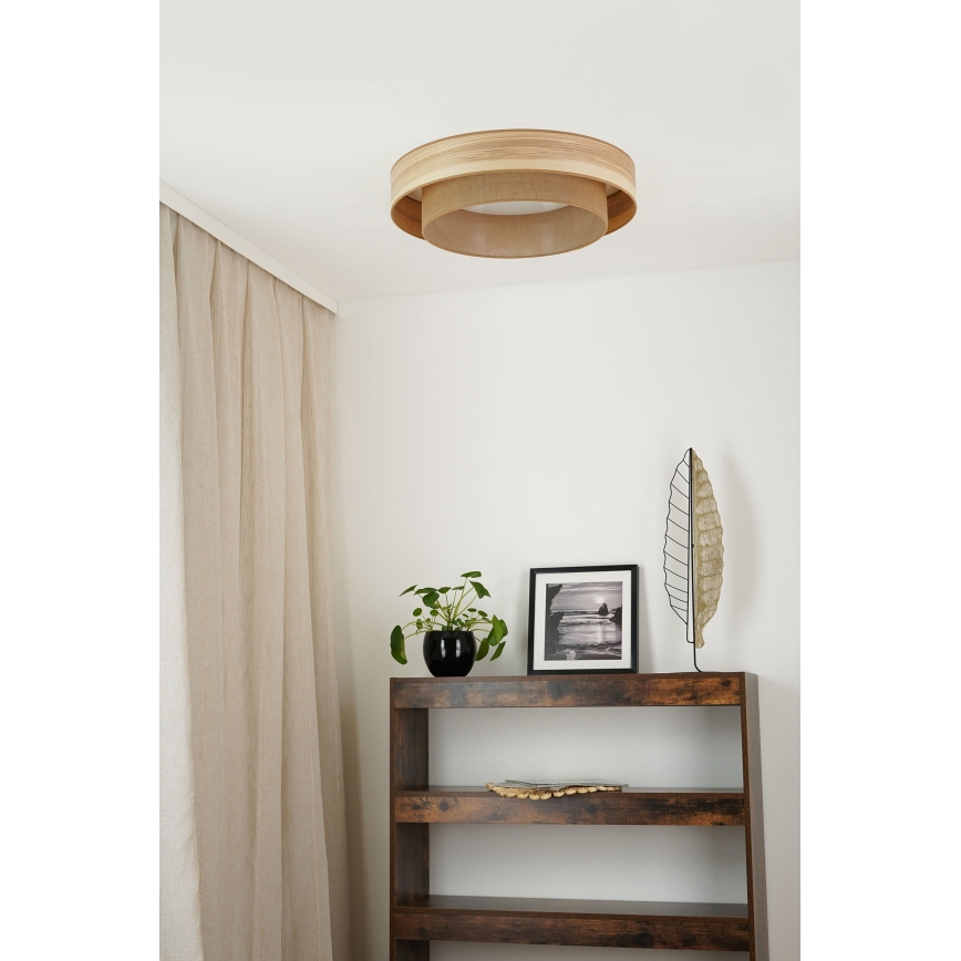 Brilagi - LED taklampa MONTANA BOHO LED/26W/230V diameter 60 cm brun