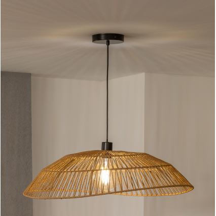 Brilagi - LED-taklampa på kabel CERIA BOHO 1xE27/40W/230V Ø 70 cm brun