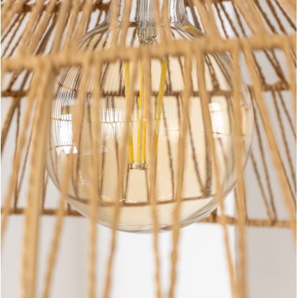 Brilagi - LED-taklampa på kabel CERIA BOHO 1xE27/40W/230V Ø 70 cm brun