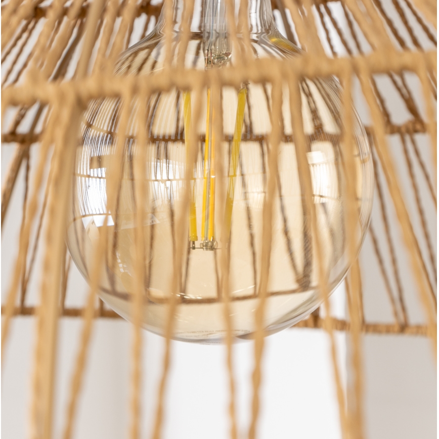 Brilagi - LED-taklampa på kabel CERIA BOHO 1xE27/40W/230V Ø 70 cm brun