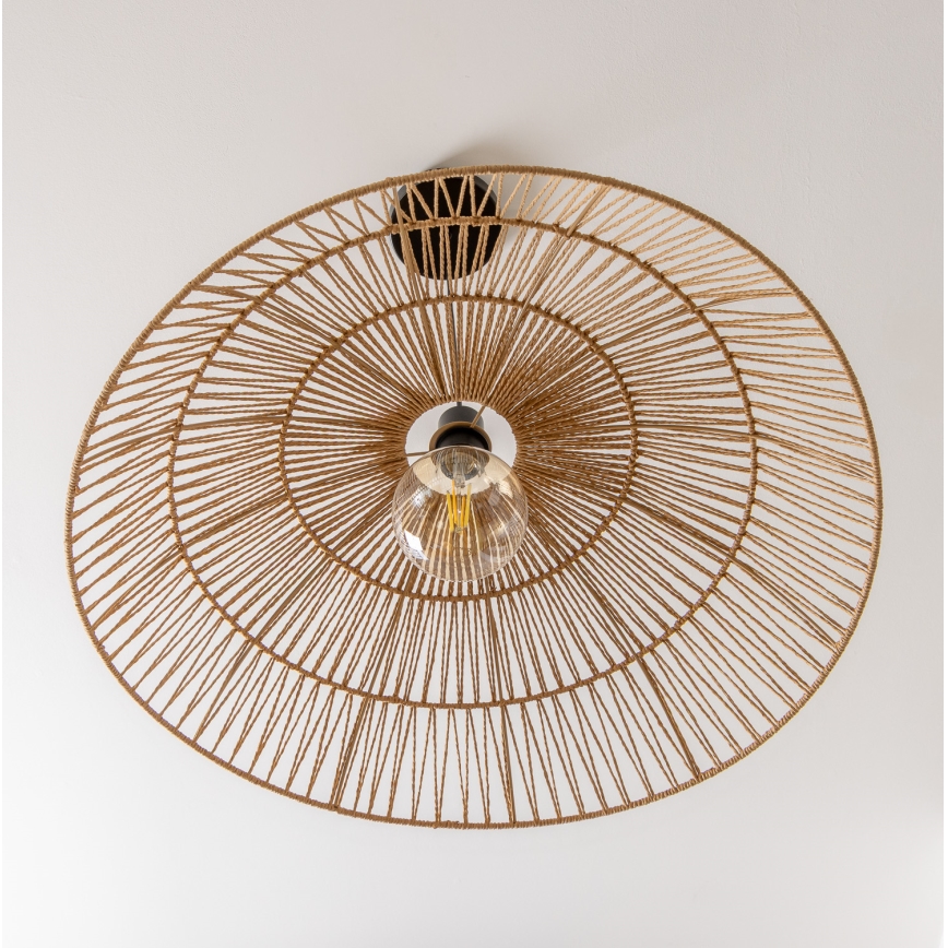 Brilagi - LED-taklampa på kabel CERIA BOHO 1xE27/40W/230V Ø 70 cm brun