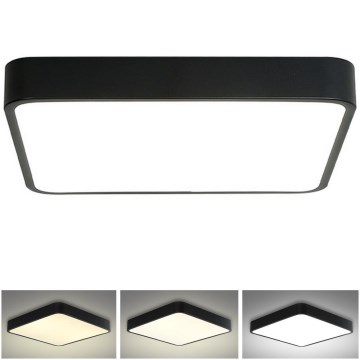 Brilagi - LED taklampa POOL LED/48W/230V 3000/4500/6000K 50x50 cm svart
