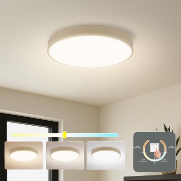 Brilagi - LED-taklampa POOL LED/48W/230V 3000/4500/6000K diam. 40 cm beige