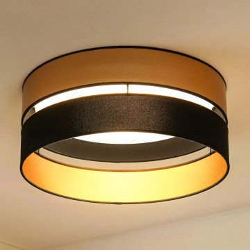 Brilagi - LED taklampa ROYAL LED/24W/230V diameter 45 cm svart/guld