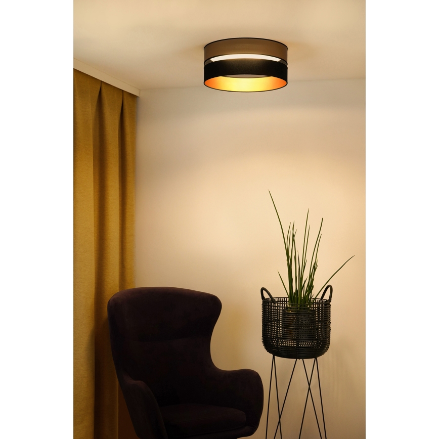Brilagi - LED taklampa ROYAL LED/24W/230V diameter 45 cm svart/guld