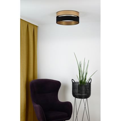 Brilagi - LED taklampa ROYAL LED/24W/230V diameter 45 cm svart/guld