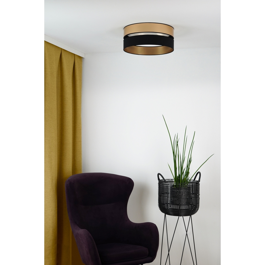 Brilagi - LED taklampa ROYAL LED/24W/230V diameter 45 cm svart/guld