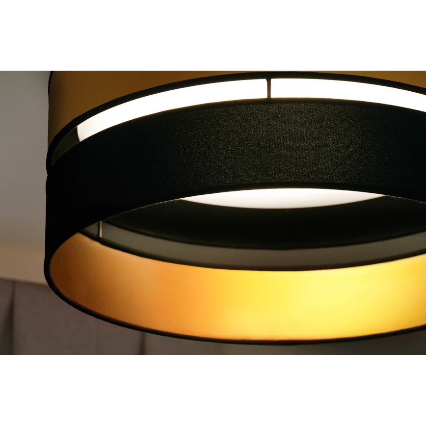 Brilagi - LED taklampa ROYAL LED/24W/230V diameter 45 cm svart/guld