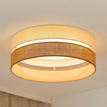 Brilagi - LED taklampa ROYAL YUTE LED/24W/230V diameter 45 cm beige/grädde