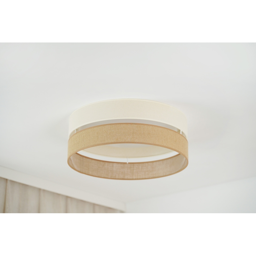 Brilagi - LED taklampa ROYAL YUTE LED/24W/230V diameter 45 cm beige/grädde